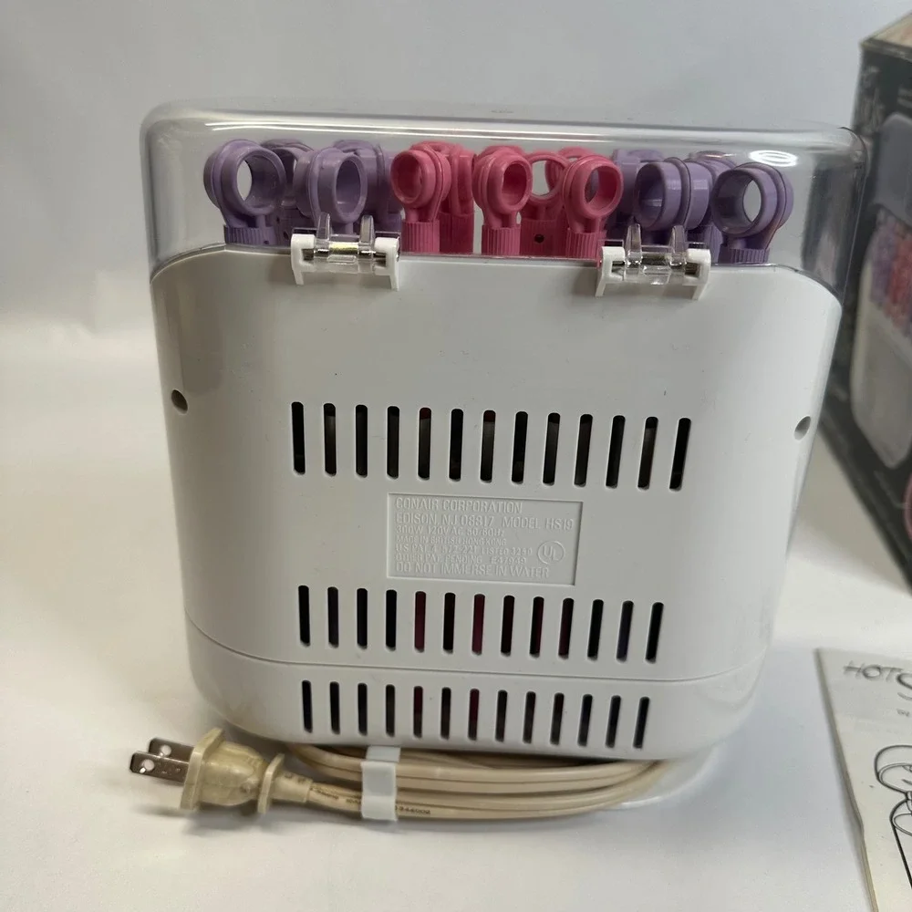 Conair Hot Sticks Instant Heat Hair‎ Rollers Model HS19 Vintage 20 Count Boxed
